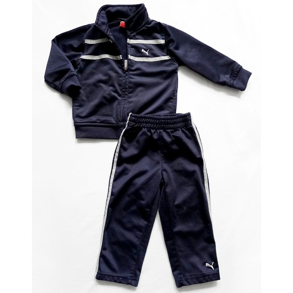 Puma Track Warm Up Suit Zipper Jacket & Pants Set 18M